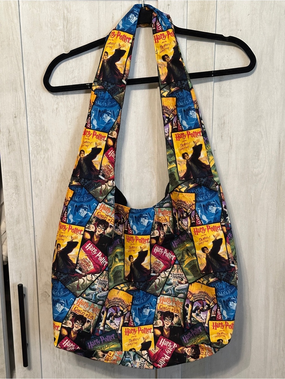 Warner Bros. Multi-Color Harry Potter Book Cover Shoulder Tote Bag